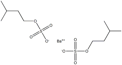 barium isoamyl sulfate Structure