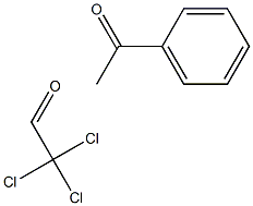 氯醛[合]苯乙酮,,结构式