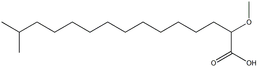 2-methoxy-14-methylpentadecanoic acid Struktur