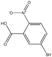 3-carboxy-4-nitrobenzenethiol Structure