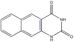 ベンゾ[g]キナゾリン-2,4(1H,3H)-ジオン 化学構造式