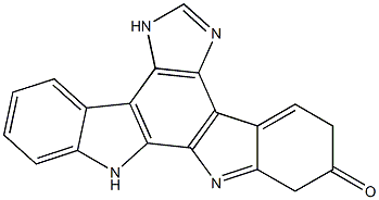 5H-indolo(2,3-a)imidazolo(4,5-c)carbazol-6(7H)-one Structure