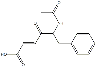 5-acetamido-4-oxo-6-phenylhex-2-enoic acid Structure