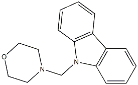 4-(9H-carbazol-9-ylmethyl)morpholine Structure