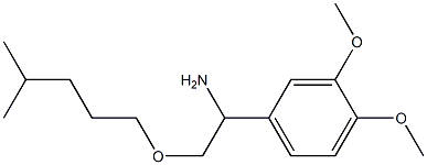 1-(3,4-dimethoxyphenyl)-2-[(4-methylpentyl)oxy]ethan-1-amine