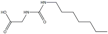 2-[(heptylcarbamoyl)amino]acetic acid