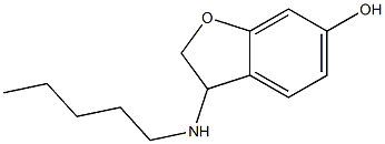 3-(pentylamino)-2,3-dihydro-1-benzofuran-6-ol Structure