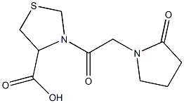 3-[2-(2-oxopyrrolidin-1-yl)acetyl]-1,3-thiazolidine-4-carboxylic acid