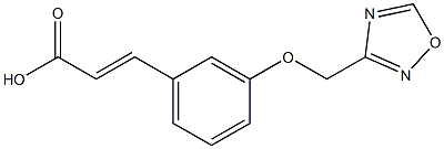 3-[3-(1,2,4-oxadiazol-3-ylmethoxy)phenyl]prop-2-enoic acid