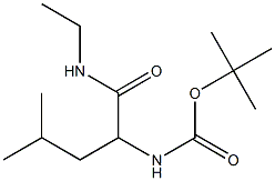 tert-butyl 1-[(ethylamino)carbonyl]-3-methylbutylcarbamate