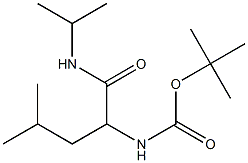 tert-butyl 1-[(isopropylamino)carbonyl]-3-methylbutylcarbamate Structure