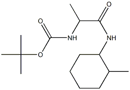 tert-butyl 1-methyl-2-[(2-methylcyclohexyl)amino]-2-oxoethylcarbamate|
