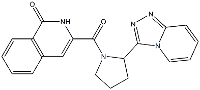 1(2H)-Isoquinolinone,  3-[[2-(1,2,4-triazolo[4,3-a]pyridin-3-yl)-1-pyrrolidinyl]carbonyl]-|