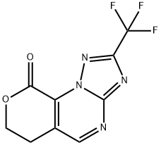 4-(trifluoromethyl)-12-oxa-2,3,5,7-tetraazatricyclo[7.4.0.0,2,6]trideca-1(9),3,5,7-tetraen-13-one 结构式