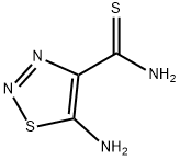 1,2,3-Thiadiazole-4-carbothioamide, 5-amino-,100097-66-3,结构式