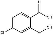 4-chloro-2-(hydroxymethyl)benzoic acid Struktur
