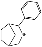 2-phenyl-3-azabicyclo[3.2.1]octane,100608-29-5,结构式