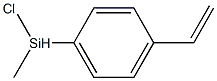 Silane, chloro(4-ethenylphenyl)methyl-,1007-23-4,结构式