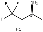(S)-4,4,4-三氟丁烷-2-胺盐酸盐, 101055-00-9, 结构式