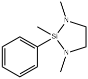 1,3-Diaza-2-silacyclopentane, 1,2,3-trimethyl-2-phenyl-,1012-34-6,结构式