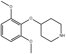 4-(2,6-dimethoxyphenoxy)piperidine Structure