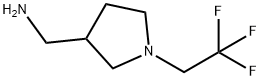 [1-(2,2,2-trifluoroethyl)pyrrolidin-3-yl]methanamine Structure