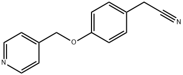 2-{4-[(吡啶-4-基)甲氧基]苯基}乙腈 结构式