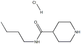 N-butylpiperidine-4-carboxamide hydrochloride Structure