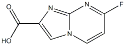 7-fluoroimidazo[1,2-a]pyrimidine-2-carboxylic acid 结构式