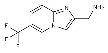 [6-(trifluoromethyl)imidazo[1,2-a]pyridin-2-yl]methanamine Structure