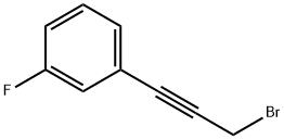 1-溴-3-(3-氟苯基)-2-丙炔,1020153-64-3,结构式