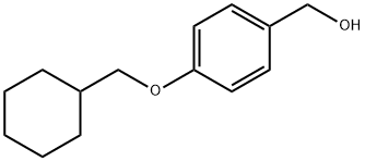 [4-(cyclohexylmethoxy)phenyl]methanol Struktur