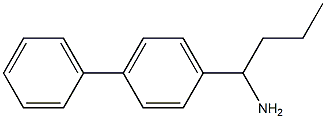 1-(4-phenylphenyl)butan-1-amine Struktur