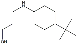 3-[(4-tert-butylcyclohexyl)amino]propan-1-ol Struktur