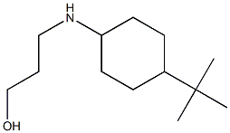 3-[(4-tert-butylcyclohexyl)amino]propan-1-ol Structure