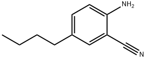 2-amino-5-butylbenzonitrile Structure