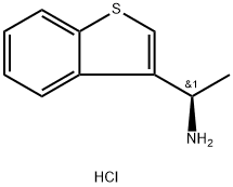 (R)-1-(苯并[B]噻吩-3-基)乙胺盐酸盐, 1027709-85-8, 结构式