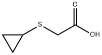 2-(cyclopropylsulfanyl)acetic acid,1030431-62-9,结构式