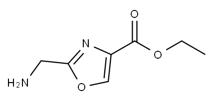 ethyl 2-(aminomethyl)-1,3-oxazole-4-carboxylate Structure