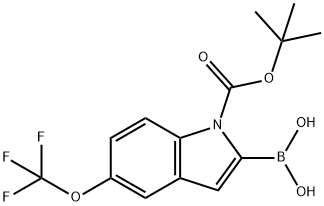 1-(TERT-BUTOXYCARBONYL)-5-(TRIFLUOROMETHOXY)INDOLE-2-BORONIC ACID