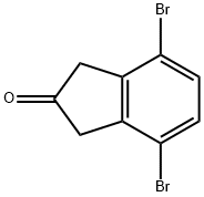 4,7-Dibromo-indan-2-one Structure