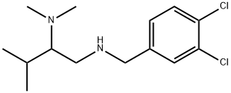 (1-{[(3,4-二氯苯基)甲基]氨基}-3-甲基丁烷-2-基)二甲基胺,1036614-61-5,结构式