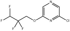 2-氯-6-(2,2,3,3-四氟丙氧基)吡嗪,1039858-65-5,结构式