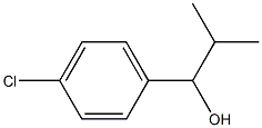 1-(4-chlorophenyl)-2-methylpropan-1-ol,10400-18-7,结构式
