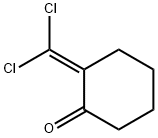 2-(dichloromethylene)cyclohexanone Struktur
