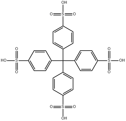 4,4',4'',4'''-methanetetrayltetrabenzenesulfonic acid Structure