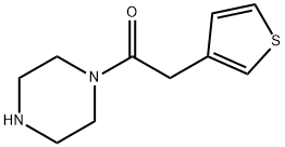 1042642-03-4 1-(piperazin-1-yl)-2-(thiophen-3-yl)ethan-1-one