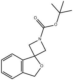 TERT-BUTYL 3'H-SPIRO[AZETIDINE-3,1'-ISOBENZOFURAN]-1-CARBOXYLATE,1047655-48-0,结构式