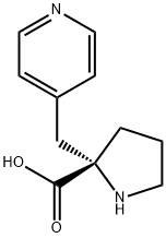 (S)-ALPHA-(4-PYRIDINYLMETHYL)-PROLINE-HCL Struktur
