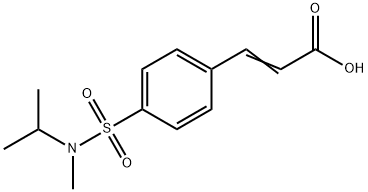 3-{4-[methyl(propan-2-yl)sulfamoyl]phenyl}prop-2-enoic acid Struktur